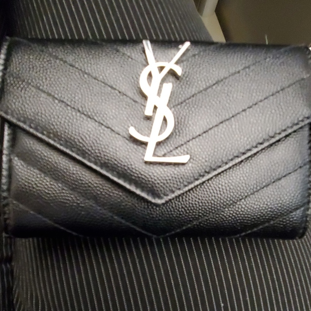 Saint Laurent Monogram YSL Envelope Wallet